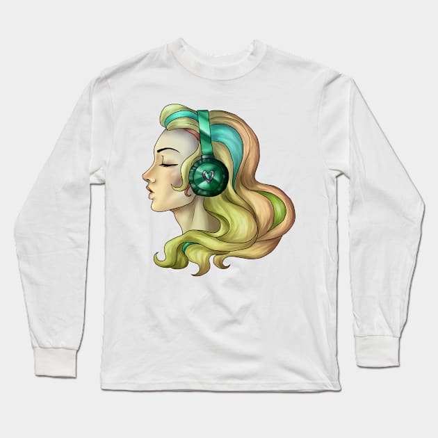 Beautiful music Long Sleeve T-Shirt by Elizabeth_Tenebra